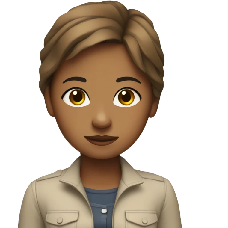 girl with charts emoji