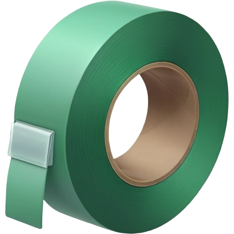 make the tape color light Green emoji