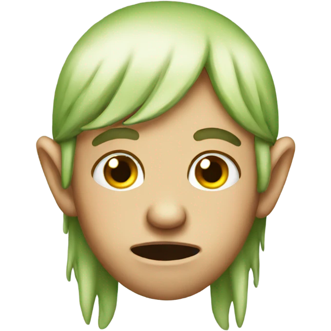 Crying elf emoji emoji