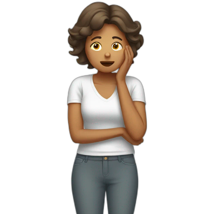 Stressed mother emoji
