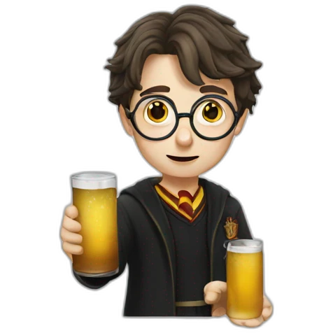 Harry Potter drunk emoji