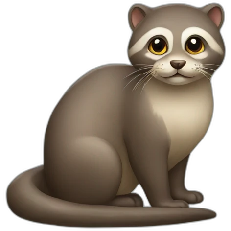 Chat sur loutre emoji