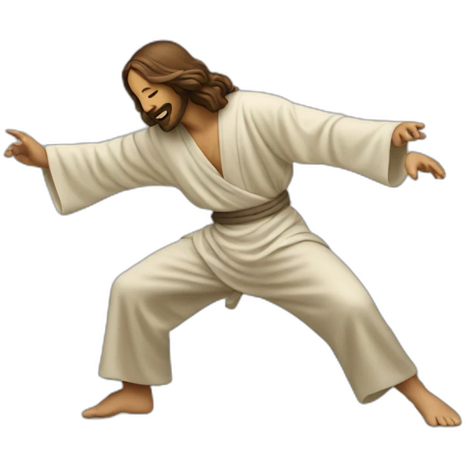 jesus breakdancing emoji