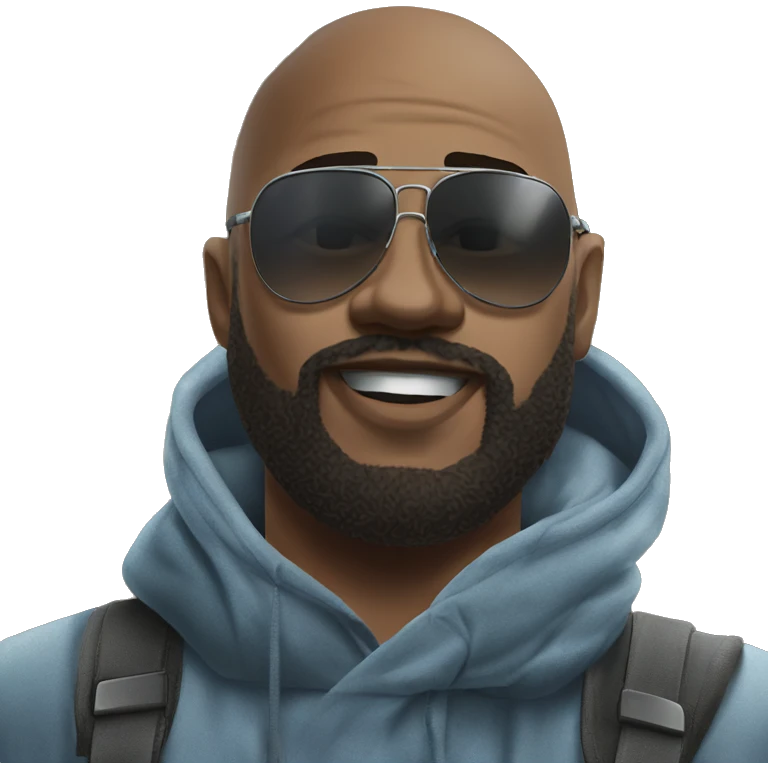 cool guy with sunglasses emoji