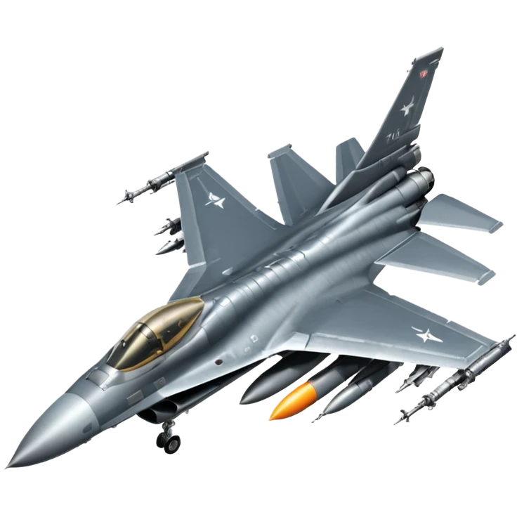 Military aircraft f-16 emoji