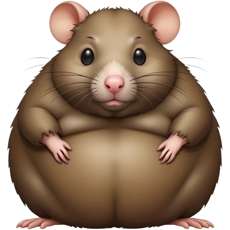 morbidly obese rat emoji