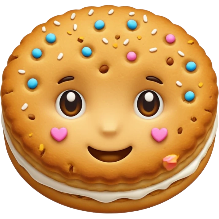 cute biscuit emoji