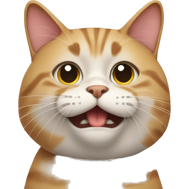 cat silly face emoji