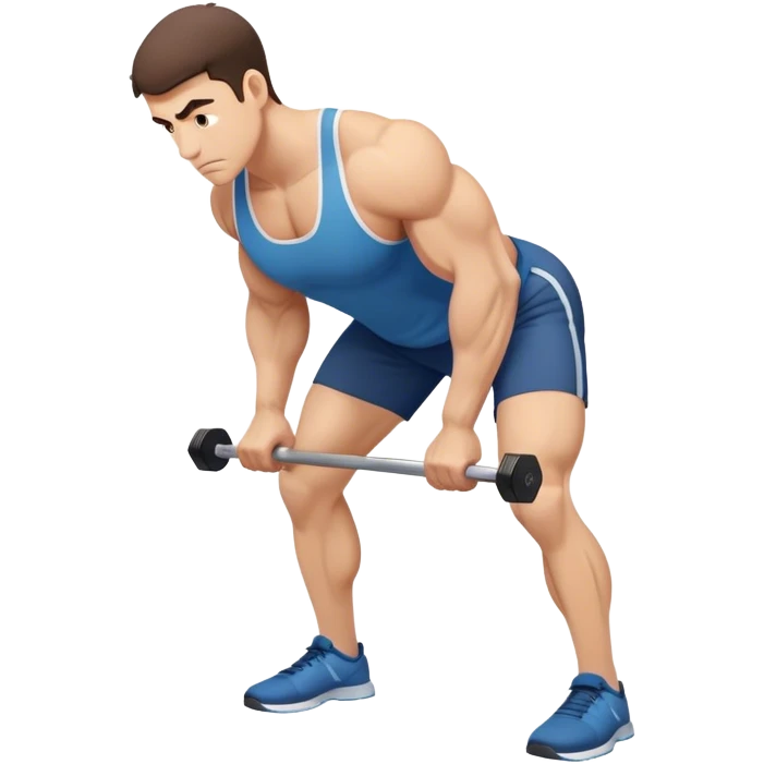 heavy bent-over row exercise emoji