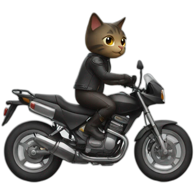 cat rider emoji