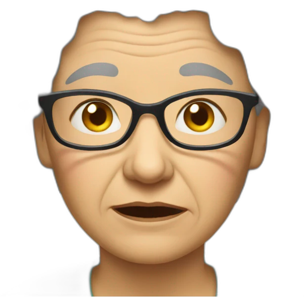 Grandma is tired emoji