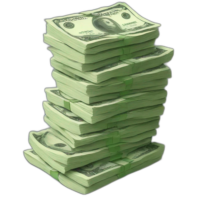 stack of moneyt emoji