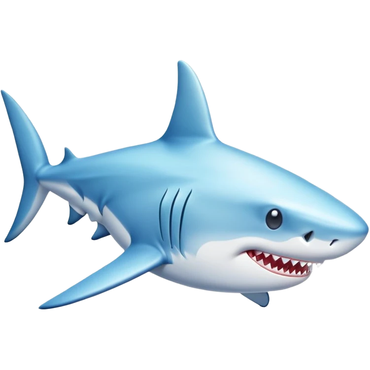 Shark with sugar  emoji