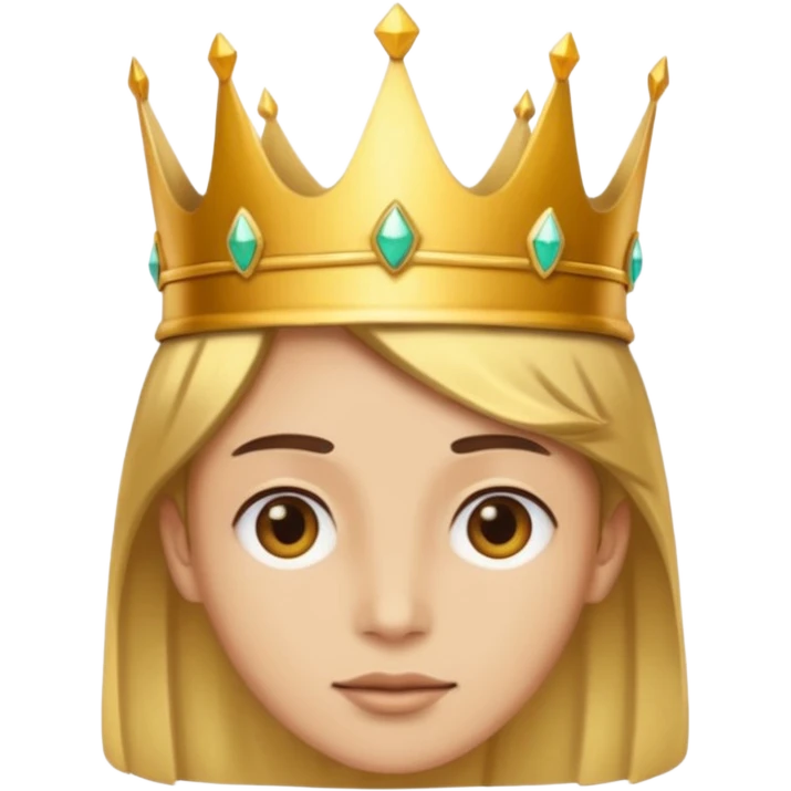 aggiungi una corona sulla testa emoji