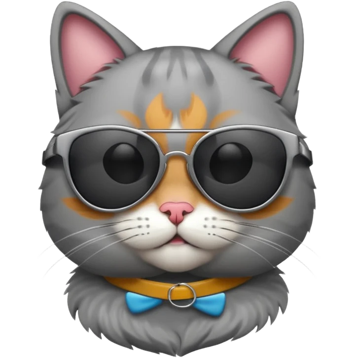Cat wearing sunglasses emoji