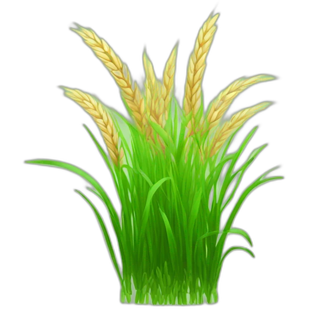 patch of wheat grass emoji