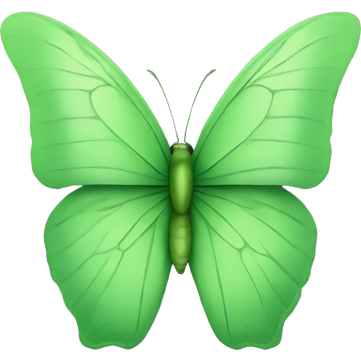 Green butterfly  emoji