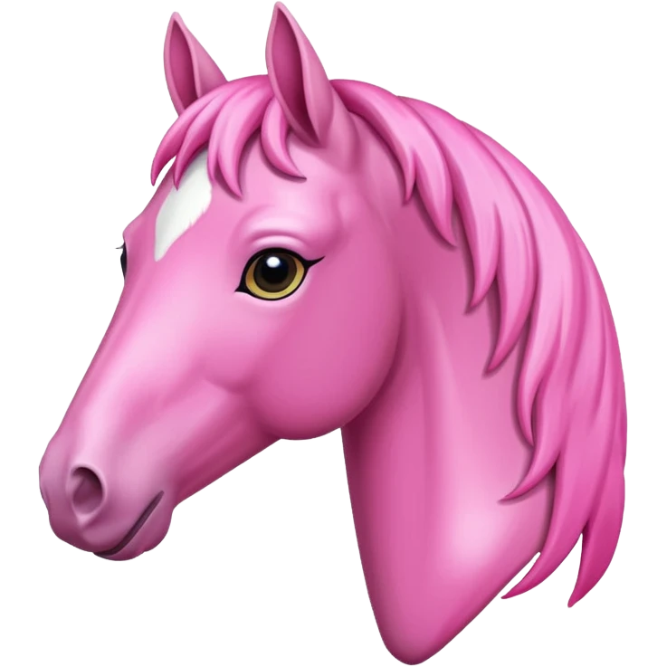 Horse pink emoji