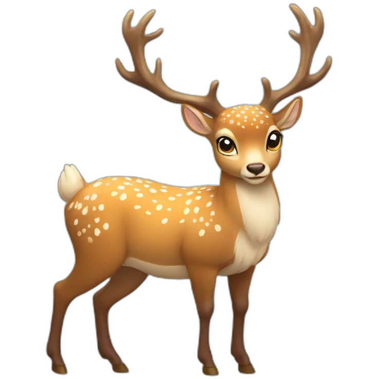 magical deer emoji
