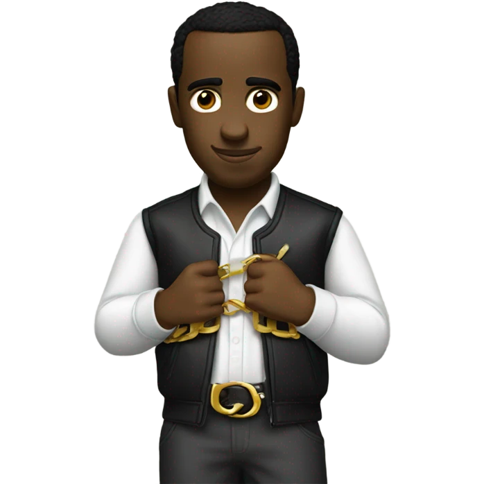 P diddy holding belt emoji