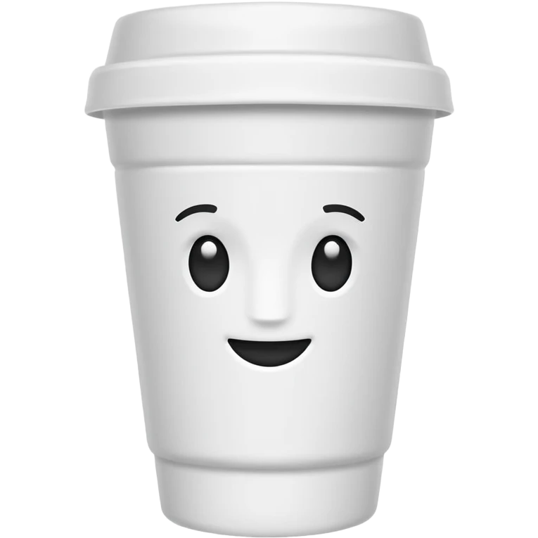 styrofoam cup no lid double cup emoji