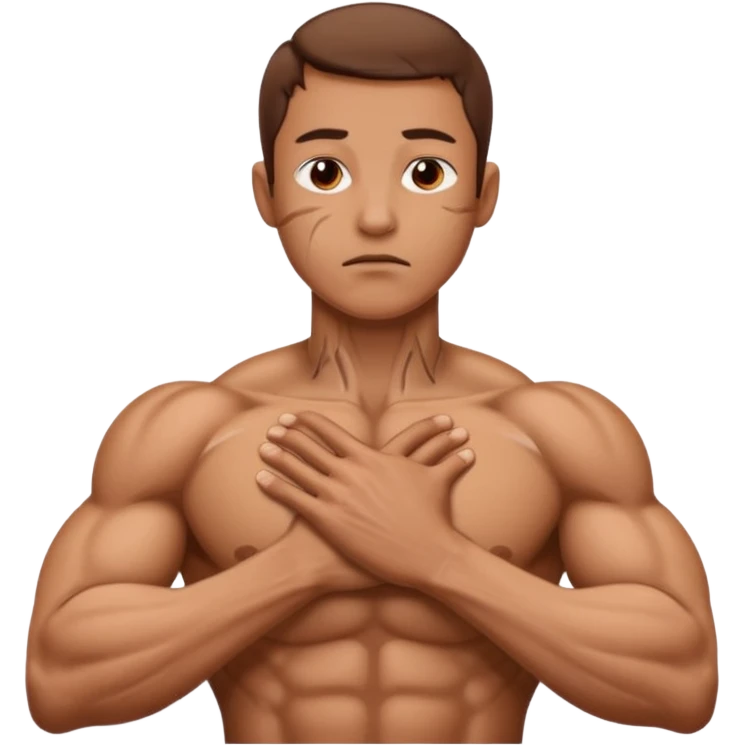 Arms chocking neck emoji