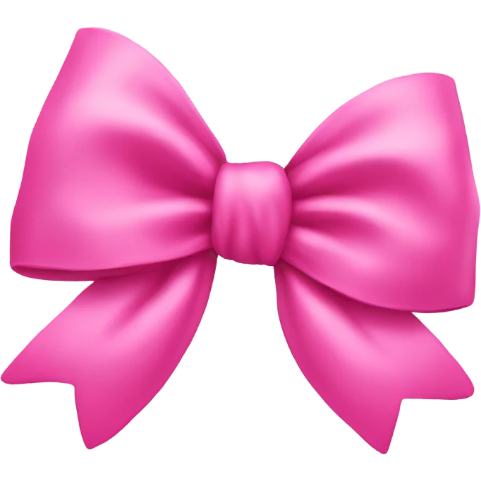 Pink bow emoji