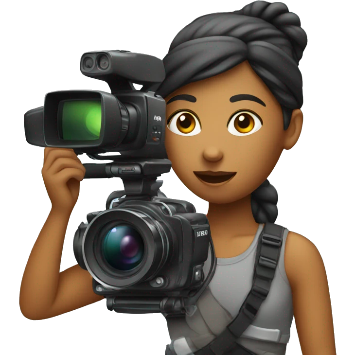 videographer girl emoji