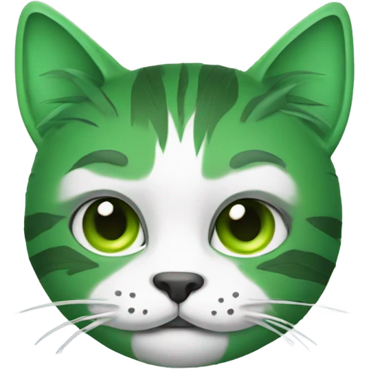 A marijuana cat emoji