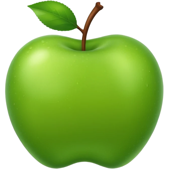 green apple emoji