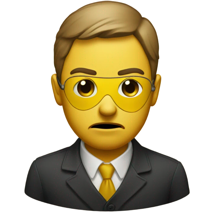 classic yellow emoji looking sad with an eye patch on one eye  emoji