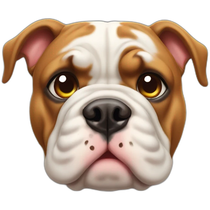 Bull dog emoji