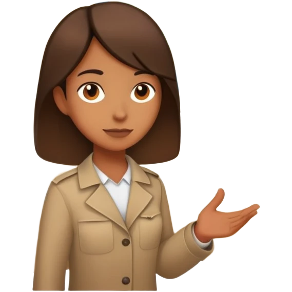 character standing next to location pin on a map emoji
