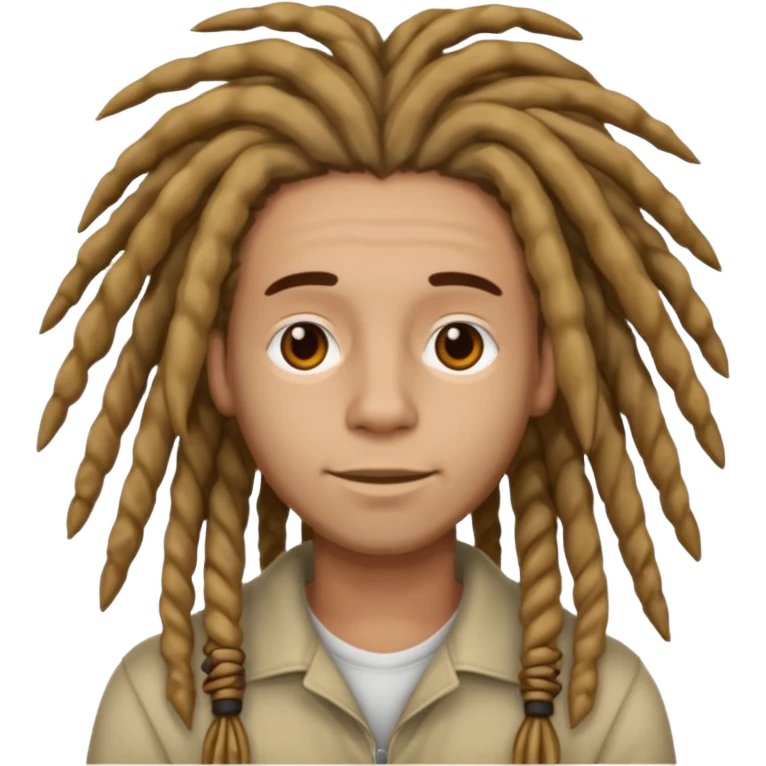 Nonchalant dreadhead emoji