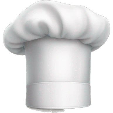 A junior chef’s hat emoji