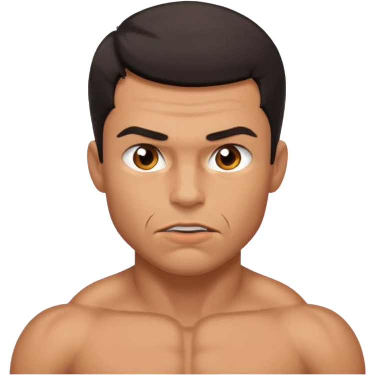 Homem mordendo a boca com tesao HOMEM emoji