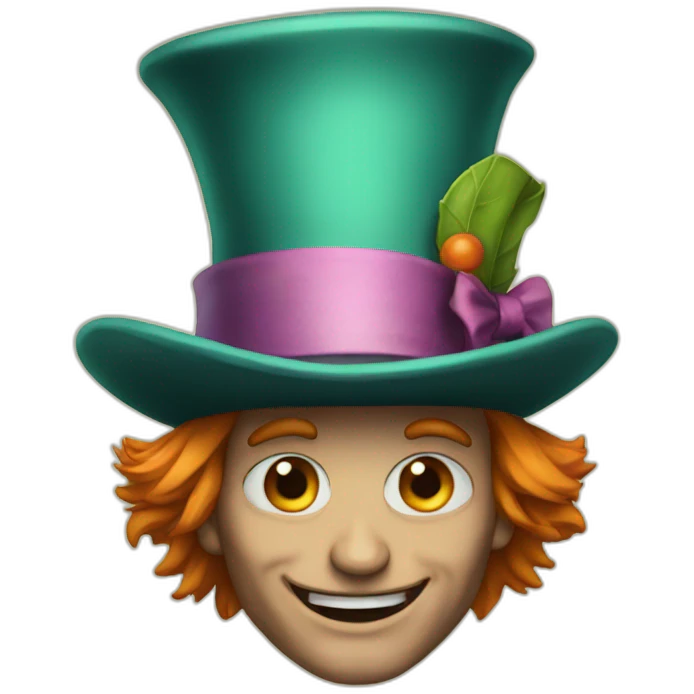 mad hatter emoji