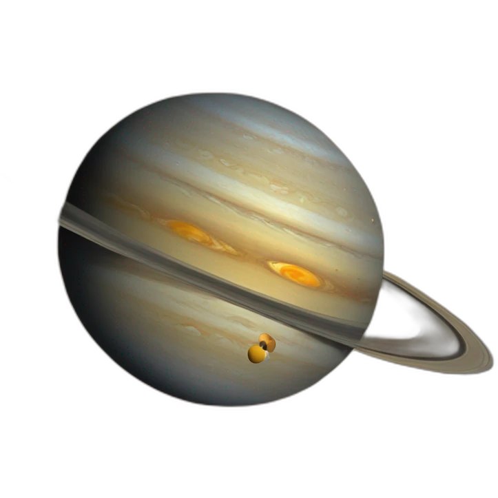 Saturn collision with Jupiter emoji