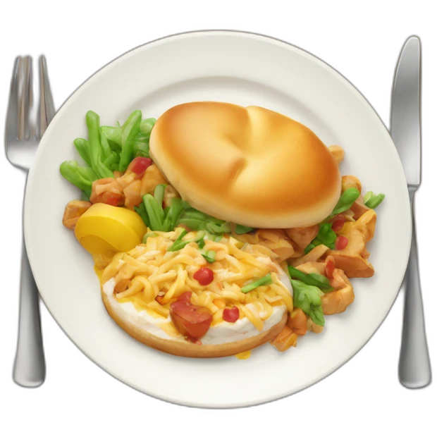 tasty meal emoji