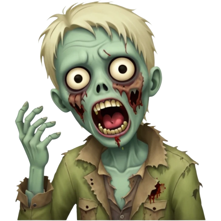Singing Zombie emoji