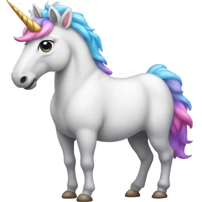 Pooping unicorn  emoji