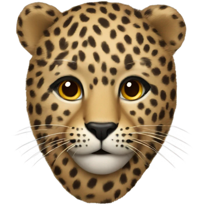 realistic leopard fur coat emoji