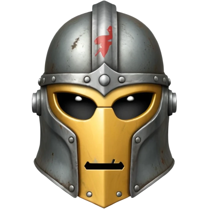 Mini warrior helmet emoji