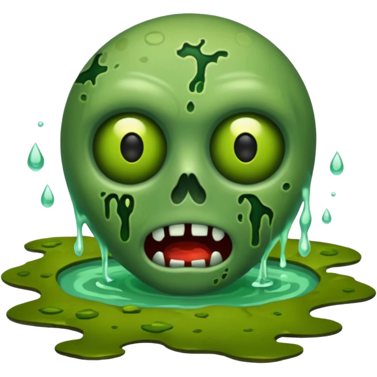 Zombie green ponda  emoji