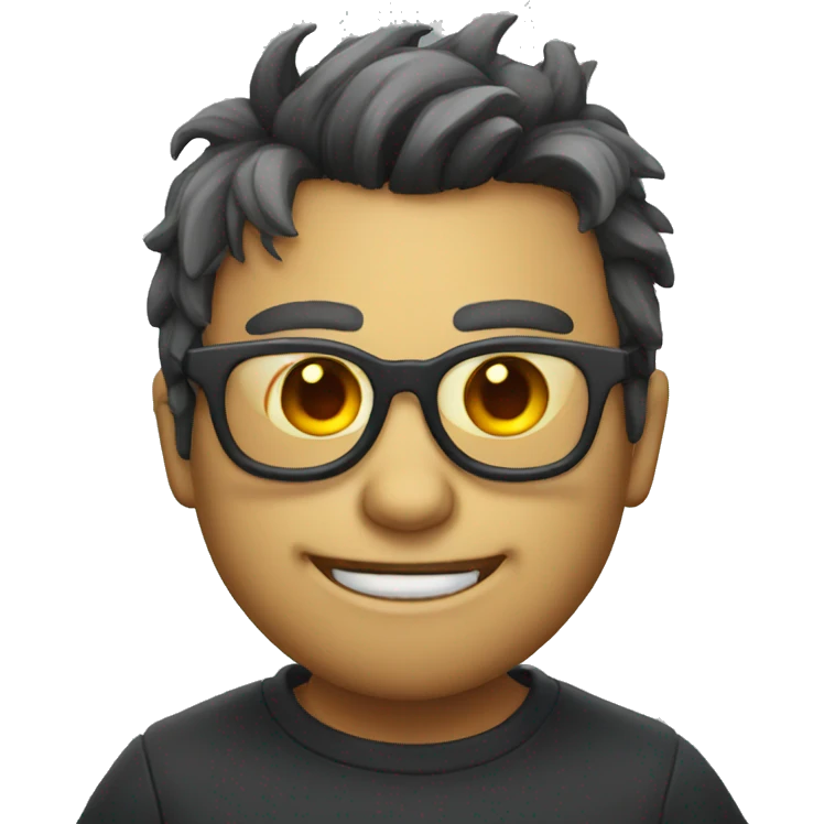 Demon with glasses emoji