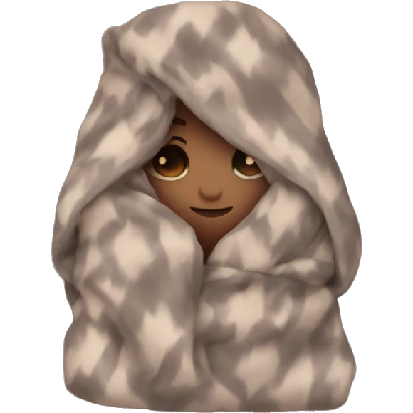 Cozy blanket emoji
