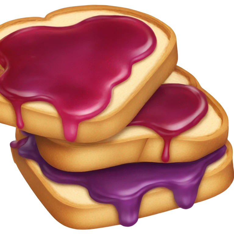 peanut butter and jelly sandwich emoji