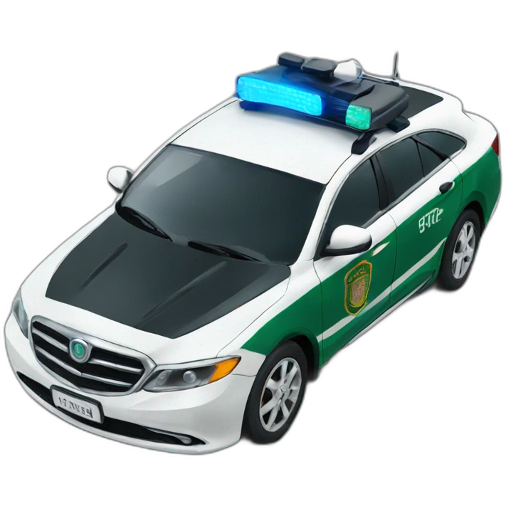 Dubai police car emoji