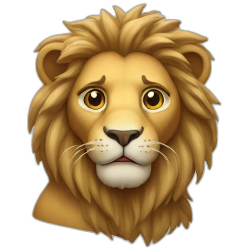 Lion heart emoji
