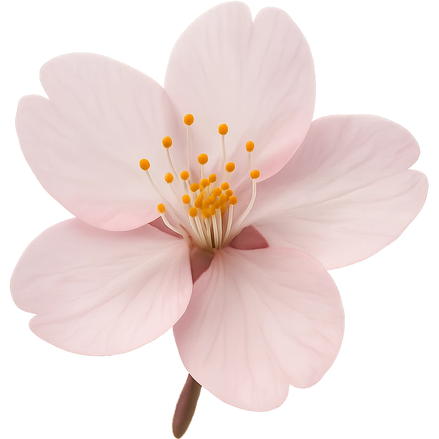 sakura cherry blossom flower, remove background emoji